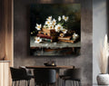 Vintage Floral Still Life Canvas Print