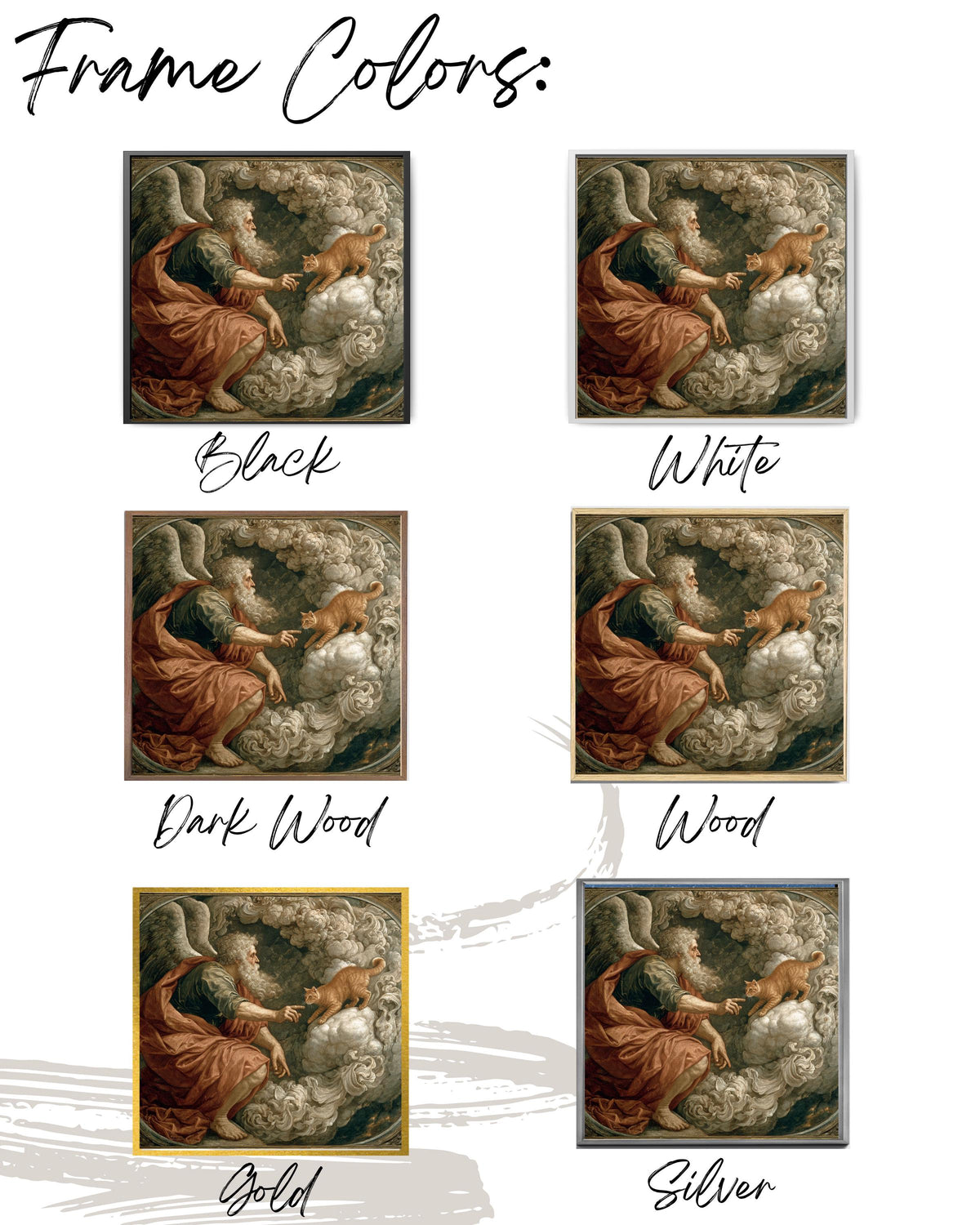 Funny Cat Renaissance Meme Art Print: Humorous Pet Lover Decor