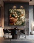 Funny Cat Renaissance Meme Art Print: Humorous Pet Lover Decor