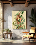 Green Vine Hand Art Print, Modern Botanical Illustration