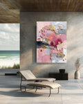 Abstract Neutral Canvas Print: Large Modern Minimalist Wall Art