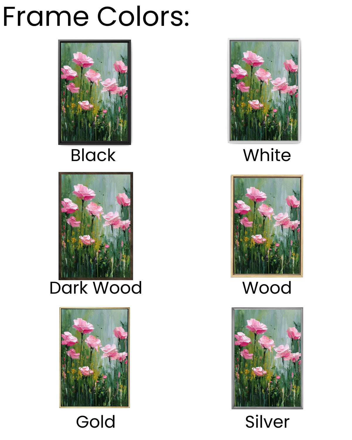 Textured Pink Rose Painting Print | Abstract Floral Canvas Wall Art