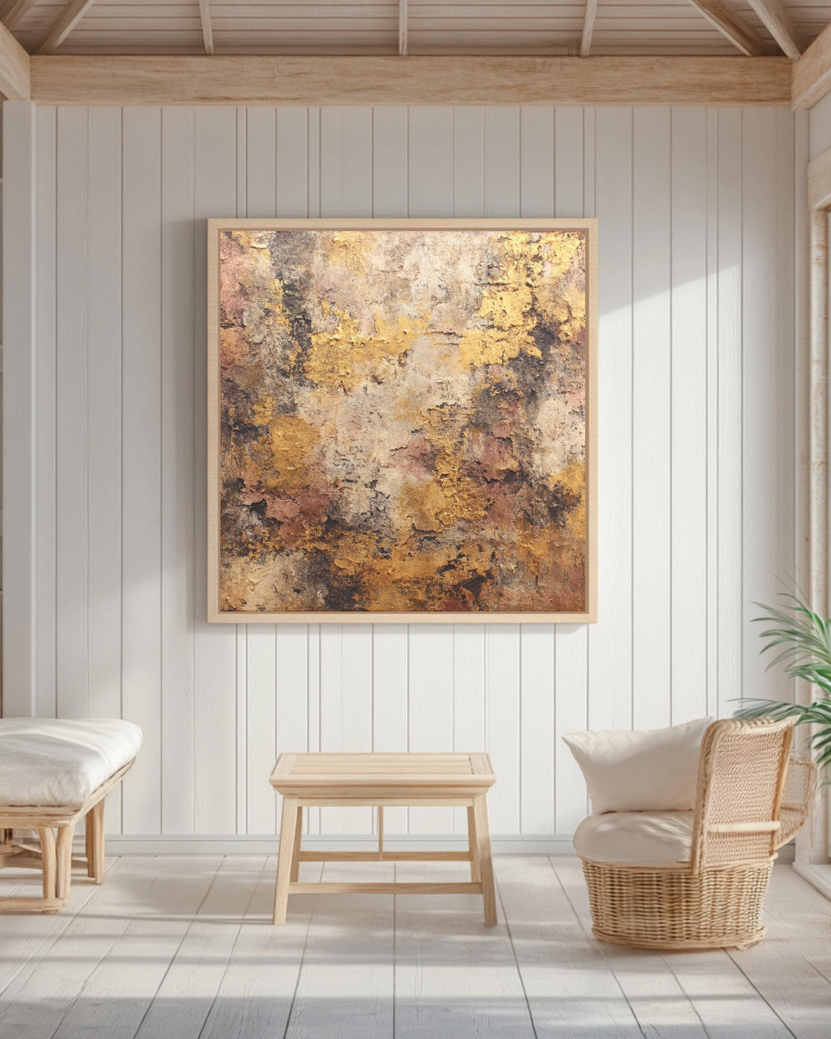 Rustic Abstract Brown Boho Wall Art | Earthy Neutral Tones for Modern Bohemian Decor | Minimalist Poster, Canvas, Framed Boho Home Artwork