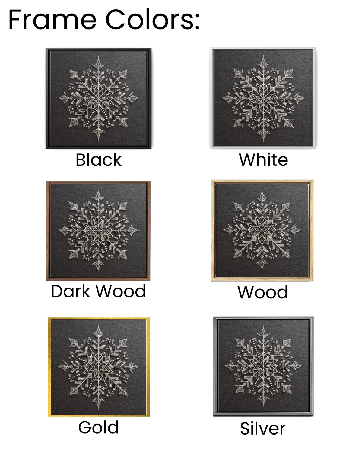 Chalk Snowflake Art Print, Symmetrical Winter Wall Decor, Minimalist Black and White Poster, Elegant Geometric Snow Pattern Canvas
