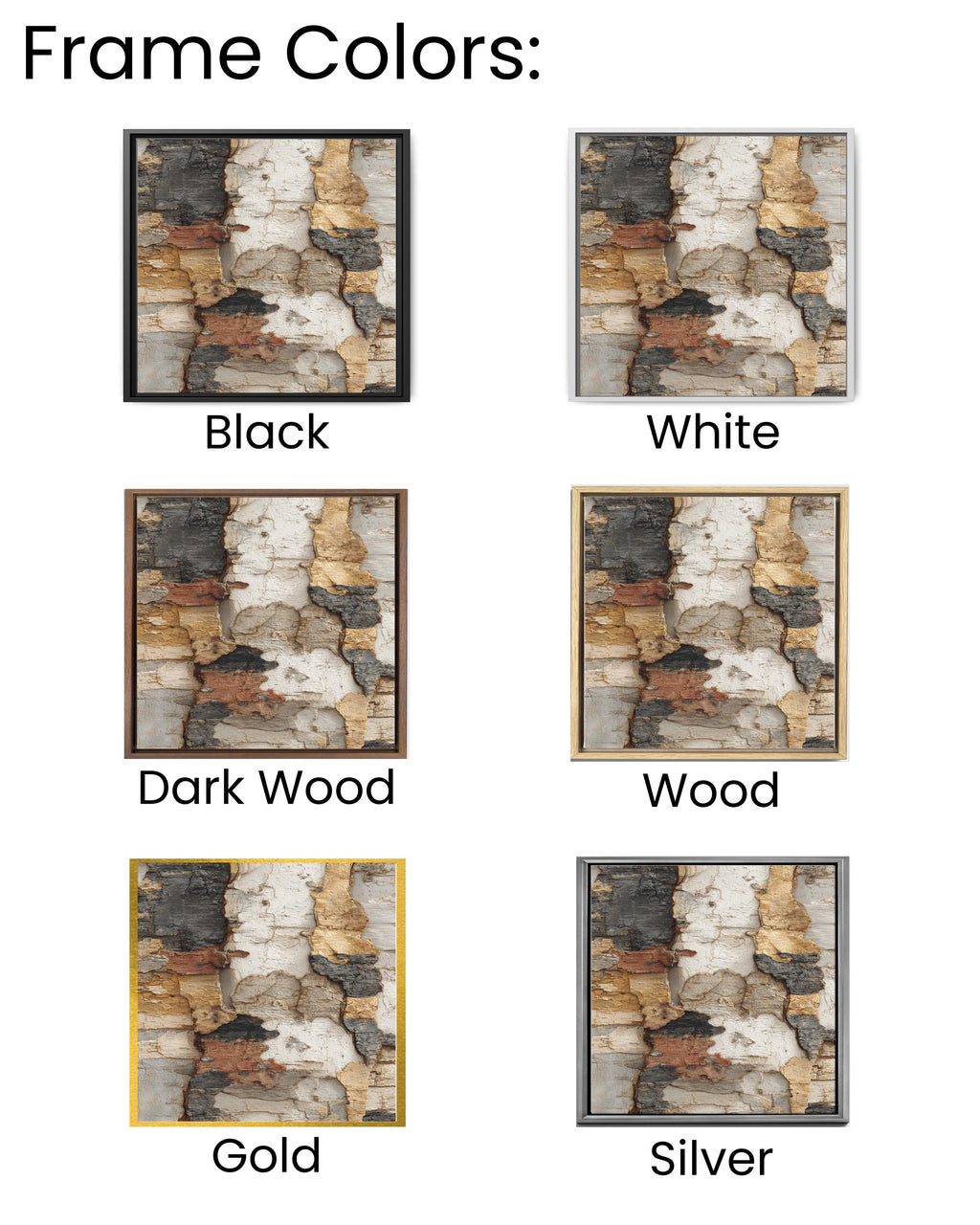 Earthy Bark Texture Wall Art | Japandi Wabi-Sabi Abstract Nature Print, Neutral Organic Minimalist Poster, Textured Brown Canvas