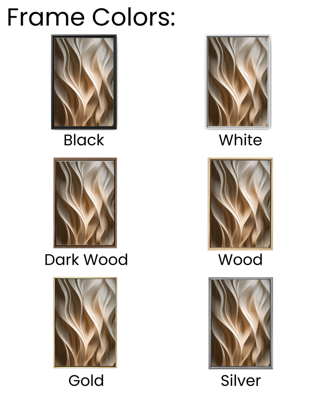 3D Carved Wood Texture Wall Art, Modern Walnut Decor