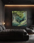 Gustave Doré Forest Canvas Print, Fantasy Tree Landscape